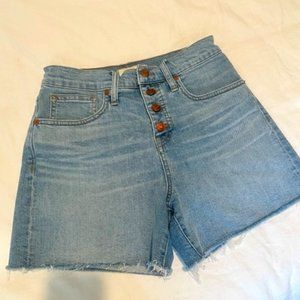 Size 25 Madewell High Rise Shorts